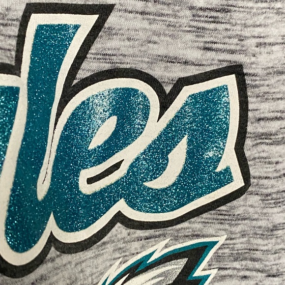 Philadelphia Eagles Women’s Gray NFL Team T-Shirt L Football Sporty Fan Gear - Picture 4 of 6